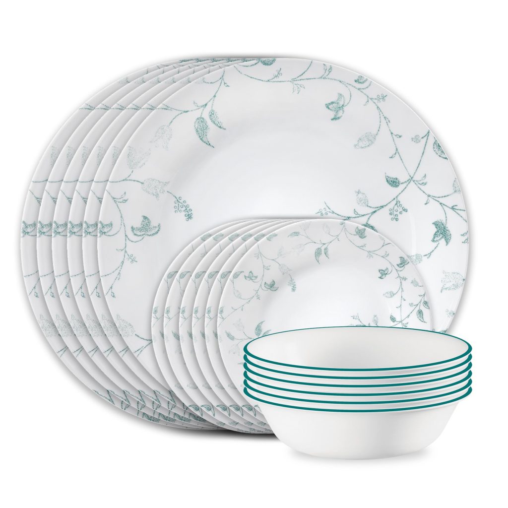 Corelle® Chambord 18-piece Dinnerware Set. Service for 6